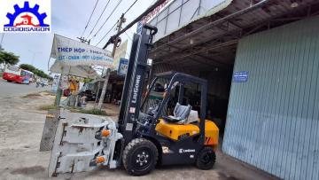 Xe Nâng LiuGong 3,5 tấn - Bộ Kẹp Cuộn Giấy tròn
