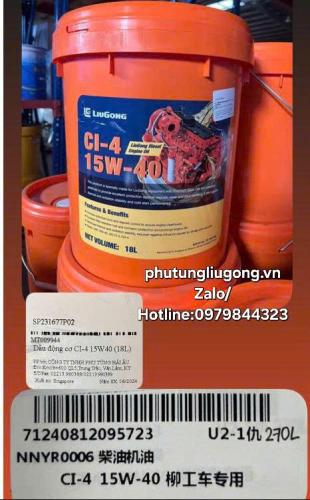 Nhớt cho xe xúc lật trung quốc - Liugong Chính hãng