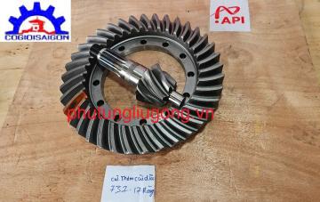 Bộ cùi thơm cùi dĩa hay còn gọi là vành chậu quả dứa máy xúc lật